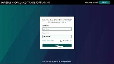 Registering and Getting Started with Workload Assessment - Impetus Data Warehouse Modernization