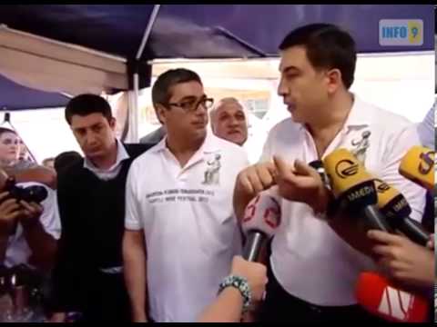 შეზარხოშებული სააკაშვილი