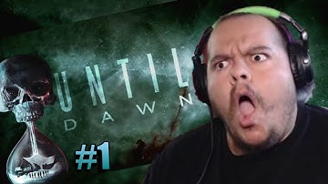 Until Dawn Part 1- MY FIRST HORROR GAME