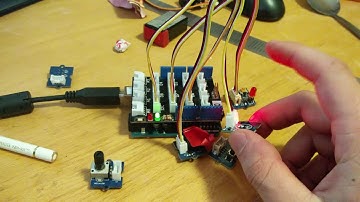 SEEEDUINO - light and buzzer through touch sensor