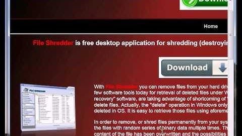File shredder - Permanently delete your files!!