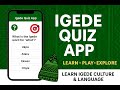 Igede Quiz App | Learn & Test Your Knowledge of Igede Culture, Language & History