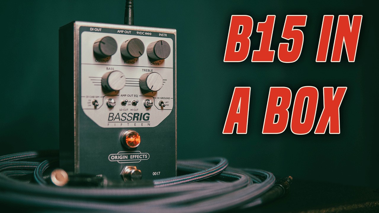 The legendary Ampeg B15 in a pedal - Origin Effects Bassrig