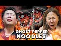 Ghost pepper noodle challenge worlds spiciest noodles