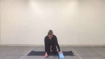 Quadruped - T-spine rotation with foam roller