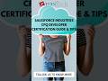 Salesforce Industries CPQ Developer Certification Guide & Tips #shorts #salesforce