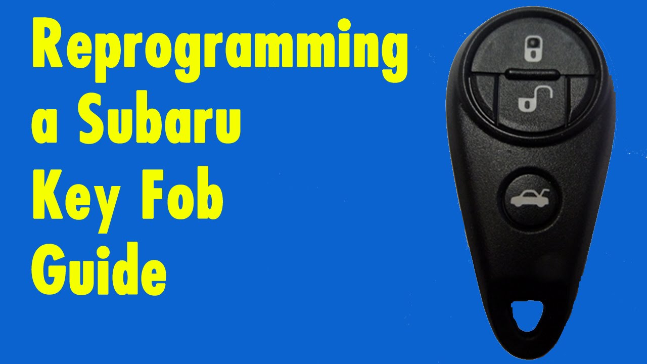 How do you reprogram your key fob?