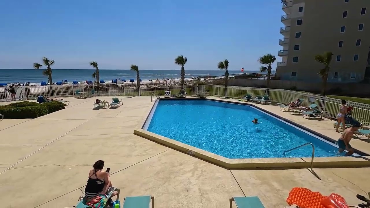 Perdido Sun Resort Beachfront Pool Area