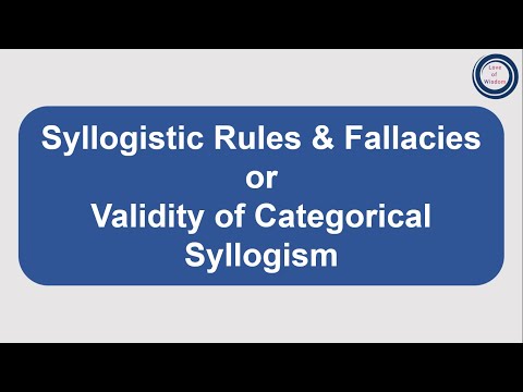 Video: Hvor mange gyldige kategoriske syllogismer er det?