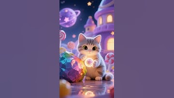 When your cat discover REAL magic … 🔮✨👀 #ai #space #trending #animation #viral #kidsvideo