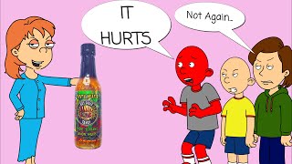 Rosie Puts HOT SAUCE On Classic Caillou's Food