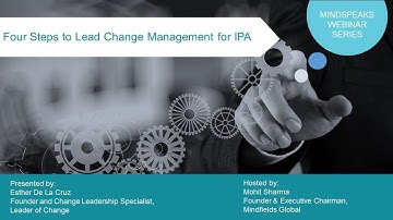 Four Steps to Lead Change Management for RPA