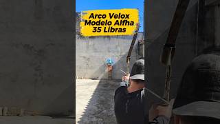 Será que atravessa um coco verde a 9 metros! Arco Velox Modelo Alpha 35 Libras!