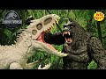 King Kong Vs Indominus Rex Super Colossal Skull Island Dinosaur Battles #withme WD Toys Dinosaurs