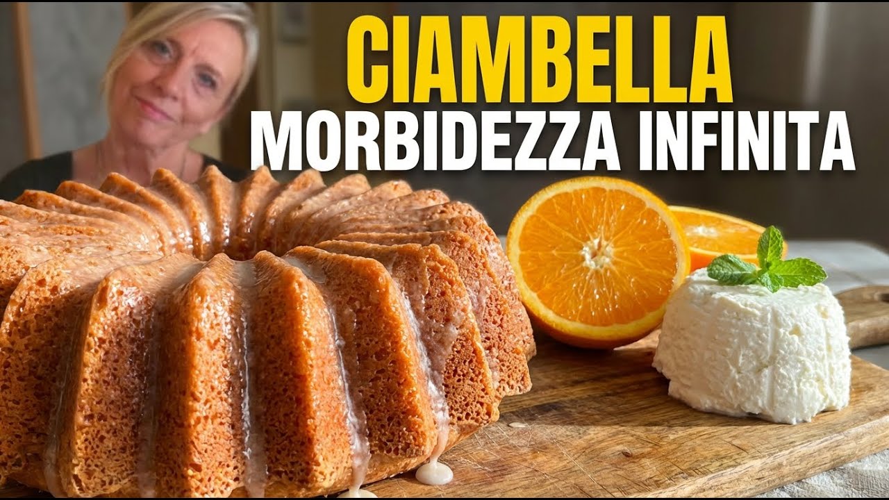 Ciambella Arancia e Ricotta: la ricetta facilissima e super morbida