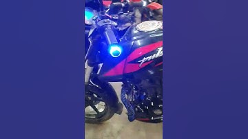 bajaj pulsar 125 full modified lights/bajaj pulsar 150 modified strob light /pulsar modified#shorts