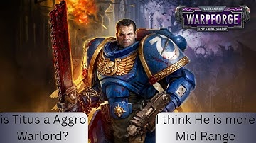 is Titus a agro Warlord