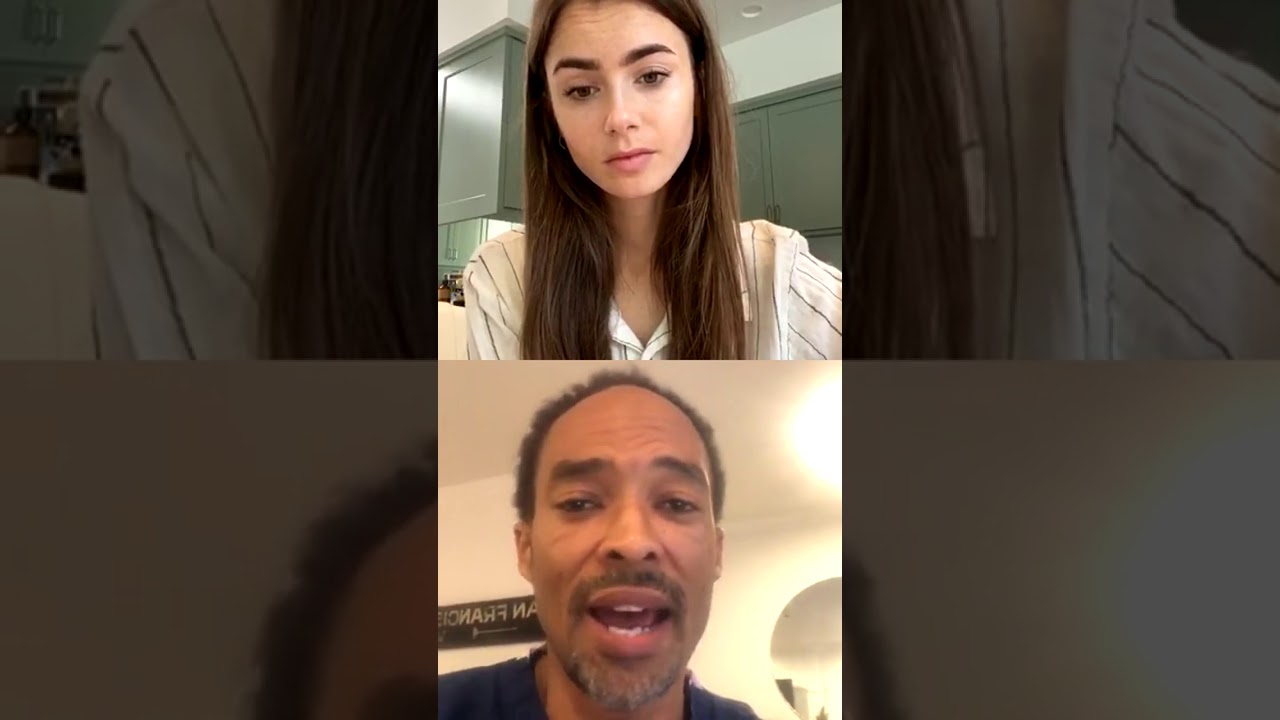 Lily Collins Live Stream, May 7, 2020
