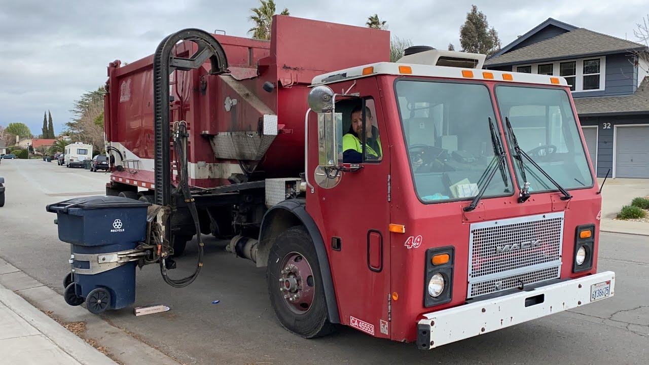 Tracy Delta Disposal Service Mack LE Wittke Crocodile Pendpac 49 YouTube