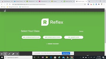 Reflex math log in