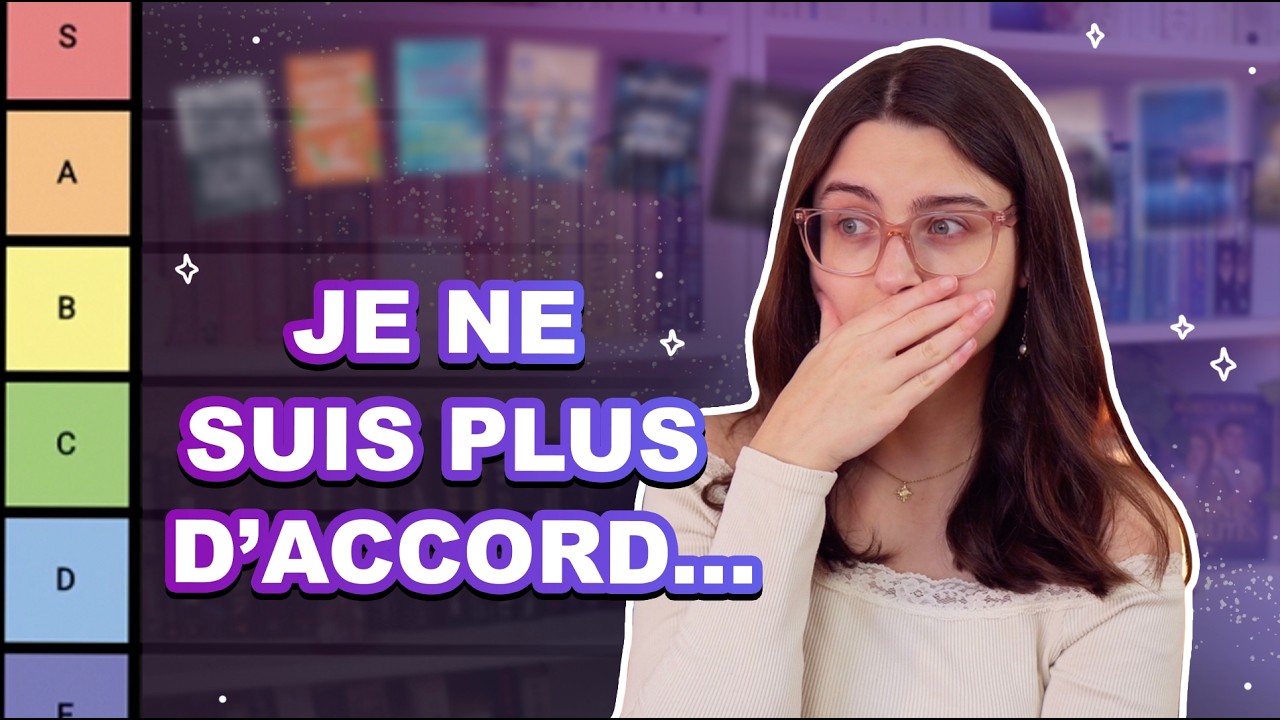 JE JUGE MES 50 MEILLEURES LECTURES pour voir si je les aime encore 😬 | tier ranking (2021-2025)