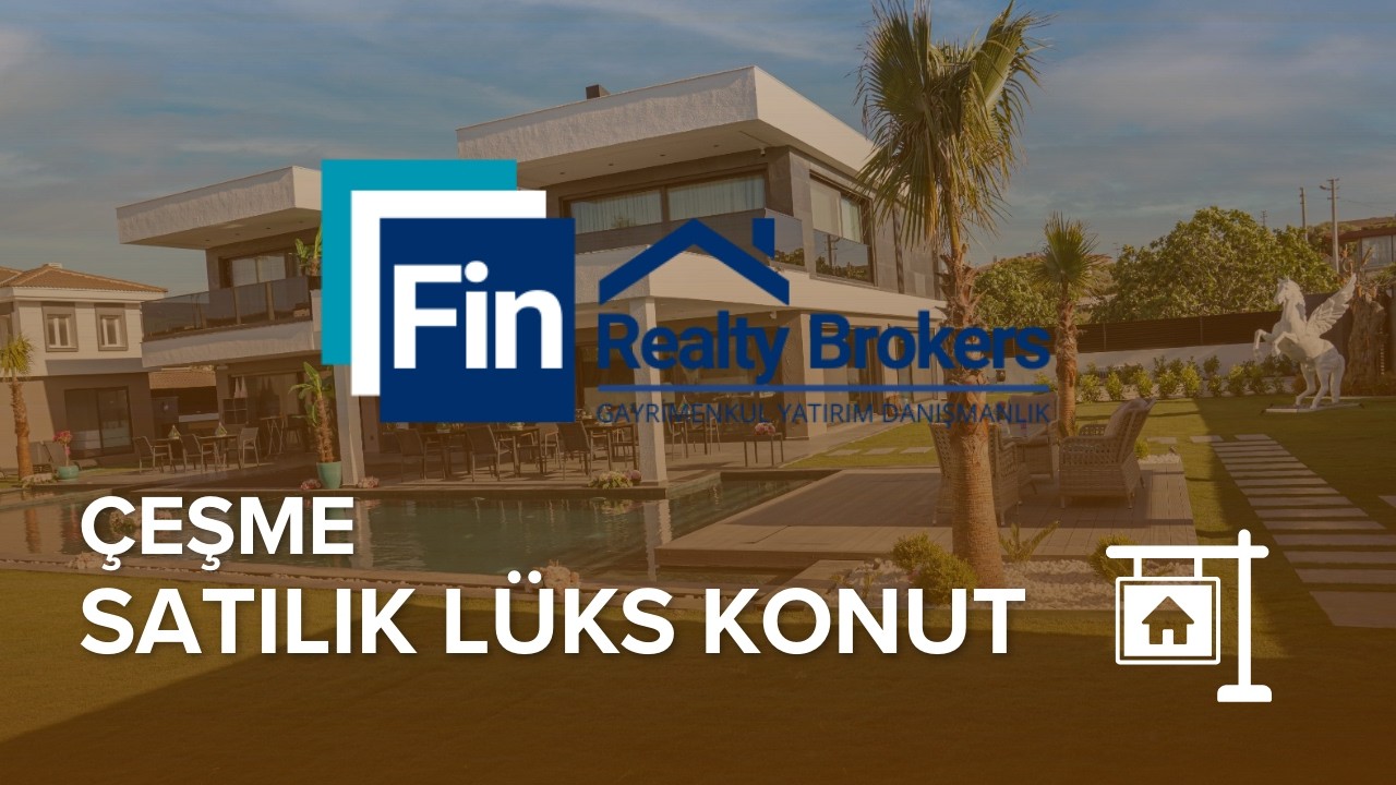 Çeşme Dalyan'da Satılık 1.218 m² Arsa İçinde Lüks Taş Konak & Ruhsatlı Butik Otel