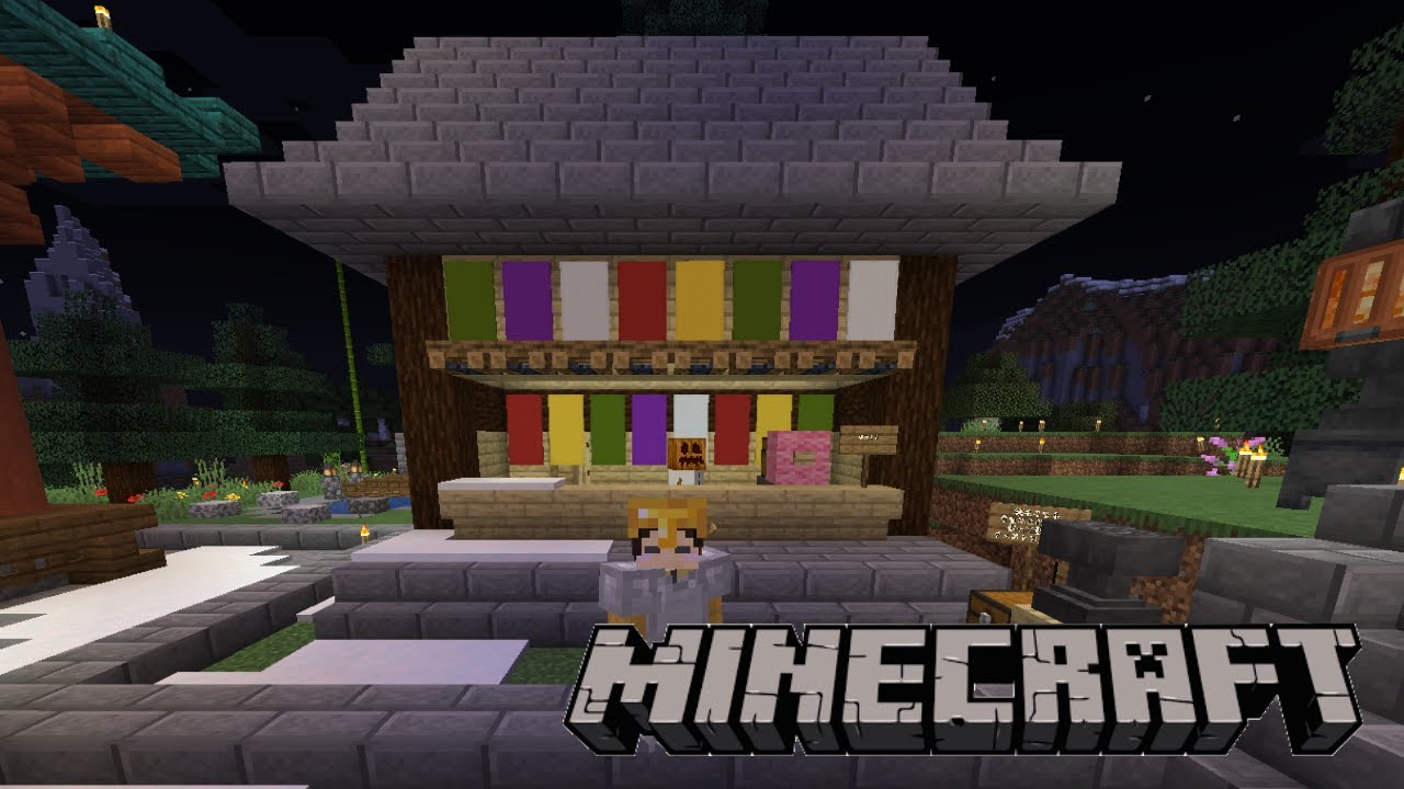 初詣に行きおみくじ場を作る【Minecraft #ふぁんくら】