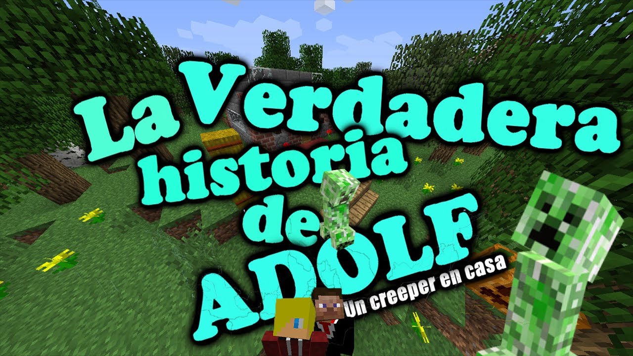 ⁣La verdadera historia de Adolf | Un creeper en casa [Kakyminecraft]