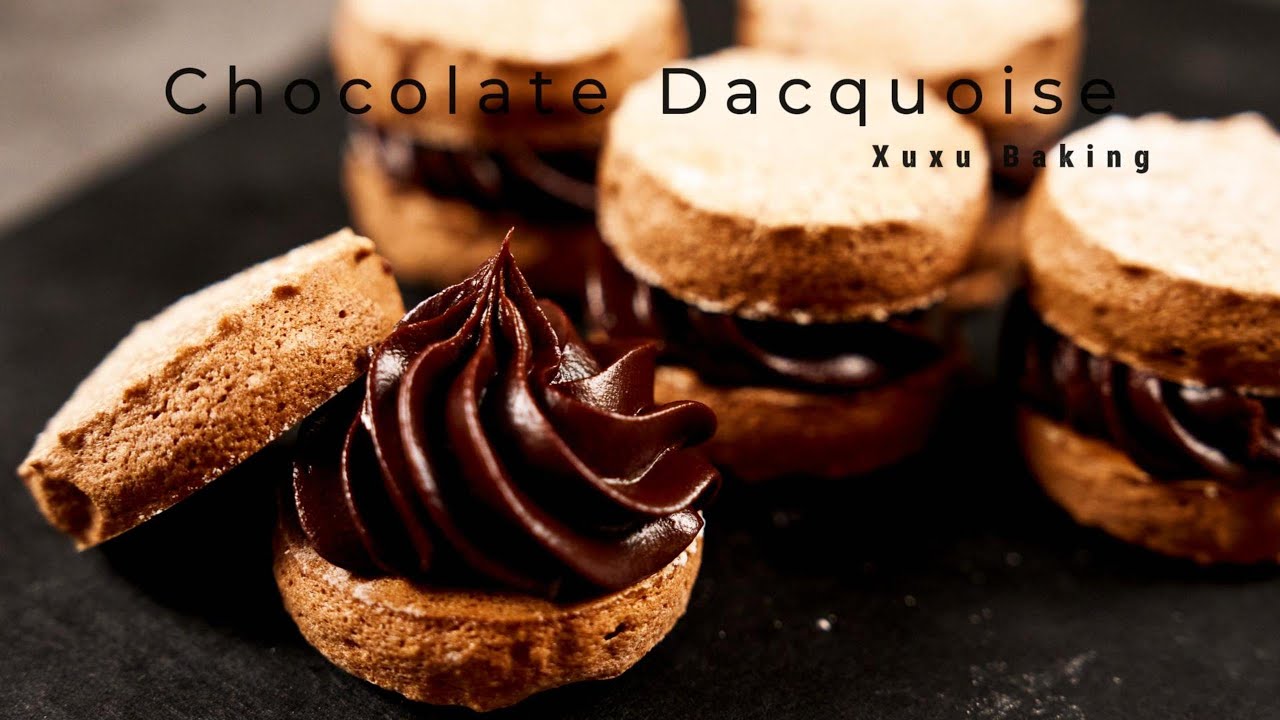 濃厚チョコがたまらない！チョコレート・ダックワーズの作り方｜自宅で簡単フランス風レシピ • Homemade French-Style Chocolate Ganache Dacquoise