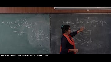 CONTROL SYSTEM | EXAMPLE OF BLOCK DIAGRAM | LECTURE -5 | PROF. RATNA CHAKRABORTY | Gymkhana TV | IEM