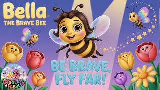 🌼 Bella the Brave Bee 🐝 | A Courageous Garden Adventure for Toddlers | Learn to Be Brave |
