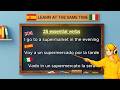 START TO TALK!🚀​ Learn the 12 most Essential verbs in English, Spanish &amp; Italian 🇬🇧🇪🇸🇮🇹 part 2