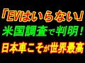 「EVはいらない」 米国調査で判明！ 日本車こそが世界最高
