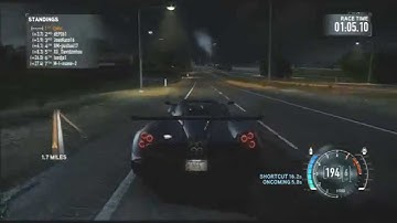 NFS the Run Multiplayer gameplay  Pagani Huayra