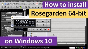 How to install Rosegarden 64-bit on Windows 10