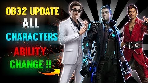 OB32 UPDATE ADVANCE SERVER CHARACTER ABILITY CHANGE ? |CHRONO,K,SKYLER ABILITY CHANGE ADVANCE SERVER