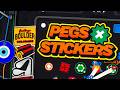 PACHINKO ROGUELITE THAT MIXES PEGLIN AND BALATRO PEGS X STICKERS 