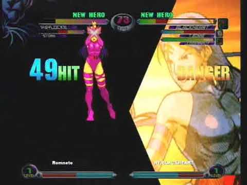MvC2: Flashy Storm/Psylocke Relaunch Combo by Romneto .:6.1.20:.