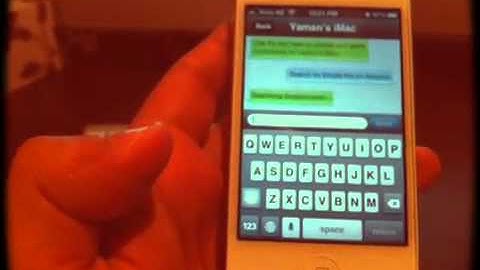 Control your Mac OS with your voice using  iPhone 4S