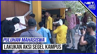 Kesal Tak Bisa Wisuda, Mahasiswa Darul Ulum Jombang Segel Kampus - NET. JATIM