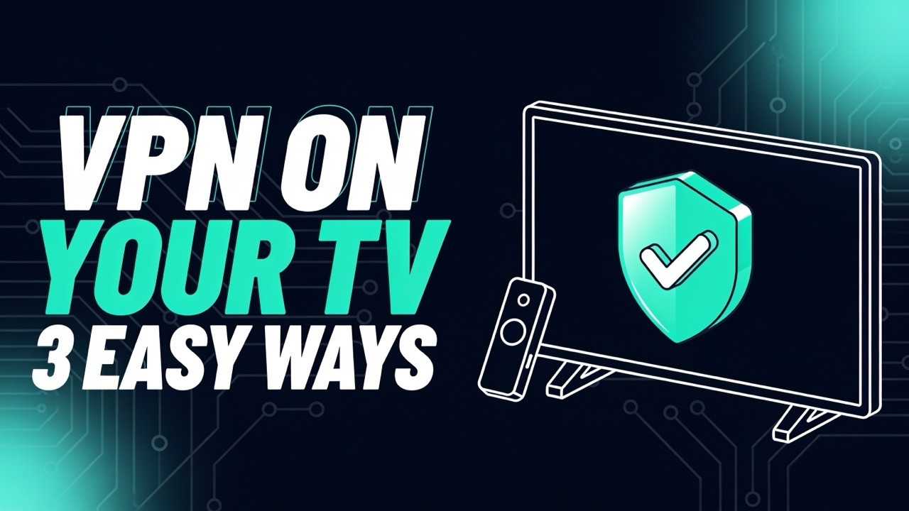 How to Put a VPN on Your Smart TV & Fire Stick — 3 Ways (No Tech Skills)