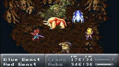 Chrono Trigger Walkthrough Part 46 Boss Red Beast Blue Beast And Mud Imp