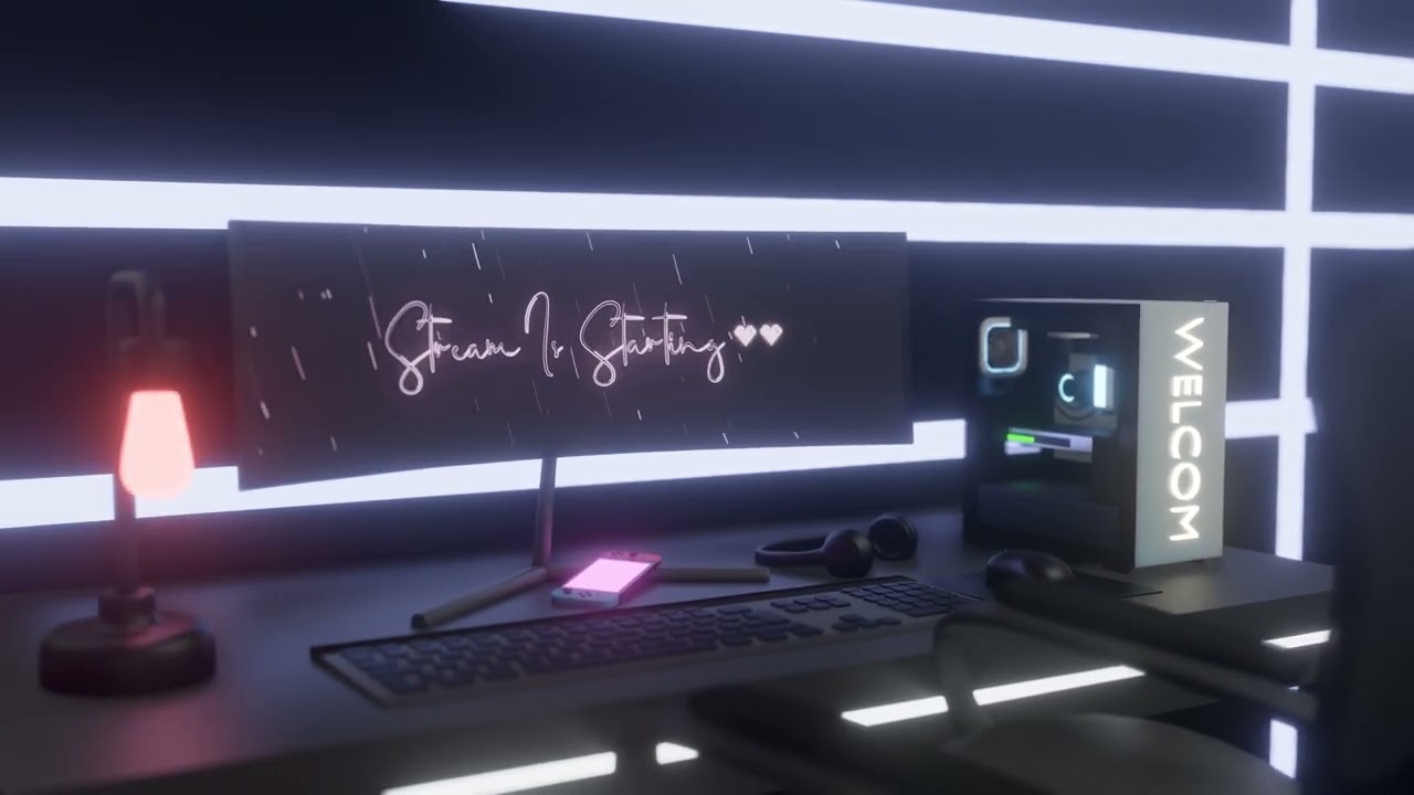 Free Starting Soon Screen | Stream Overlay for Twitch & YouTube | Free Stream Overlays | Start Scene