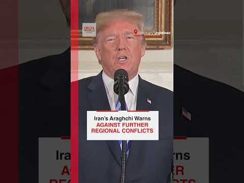 Video L’iraniano Araghchi critica il sostegno degli Stati Uniti a Israele in mezzo alle tensioni