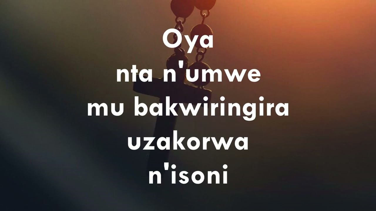 Zaburi 24 Mana yanjye ndakwiringiye by Chorale de Kigali Lyrics Video