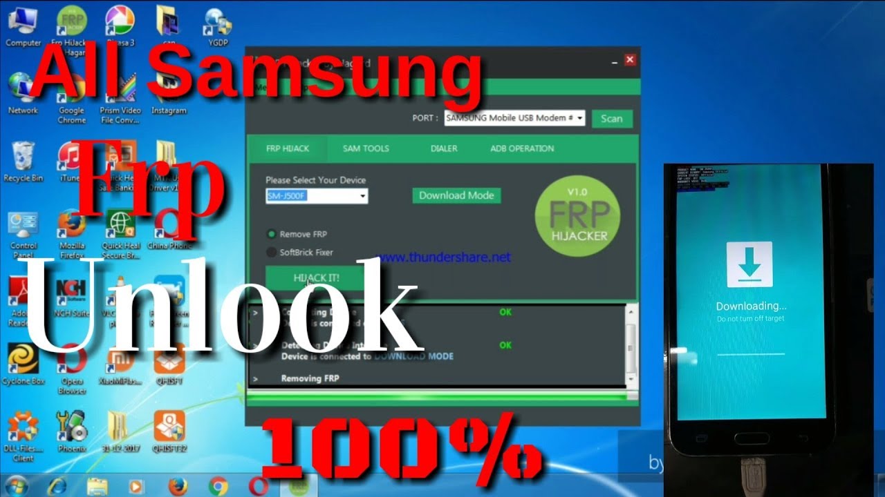 Samsung All Mobile Frp Unlock Tool Download