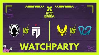 TH vs FUT &amp; VIT vs PCIFIC | VCT EMEA Stage 1 #VCTWatchParty | !patreon !merch