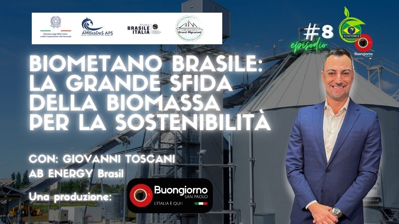 BIOMETANO BRASILE: la grande sfida della biomassa per la sostenibilità - Giovanni Toscani AB Energy