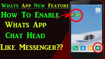 How to Enable cheat head in whats app like messenger!!