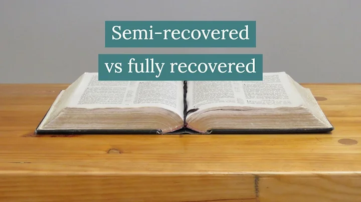 Semi-recovered vs fully recovered